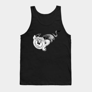 Crazy cat Tank Top